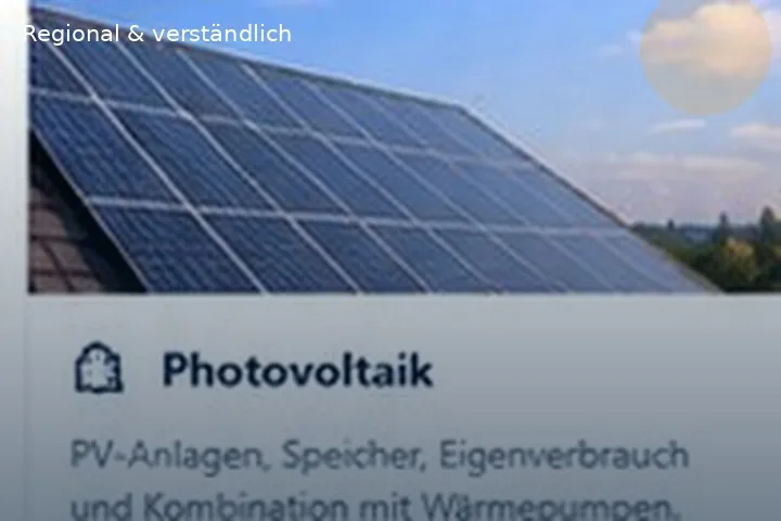 Photovoltaik-Fachbereich