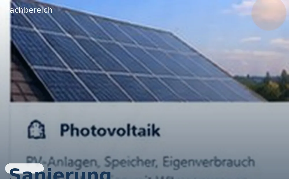 Energetische Sanierung – Fachbereich auf 5S EnergieFinder
