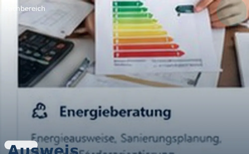 Energieausweis – Fachbereich auf 5S EnergieFinder