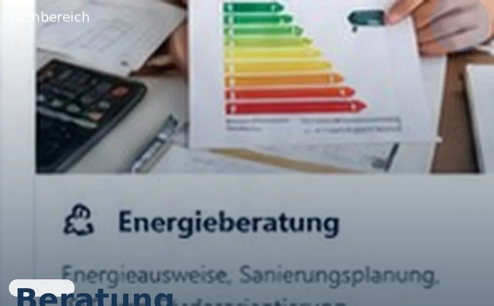 Energieberatung – Fachbereich auf 5S EnergieFinder